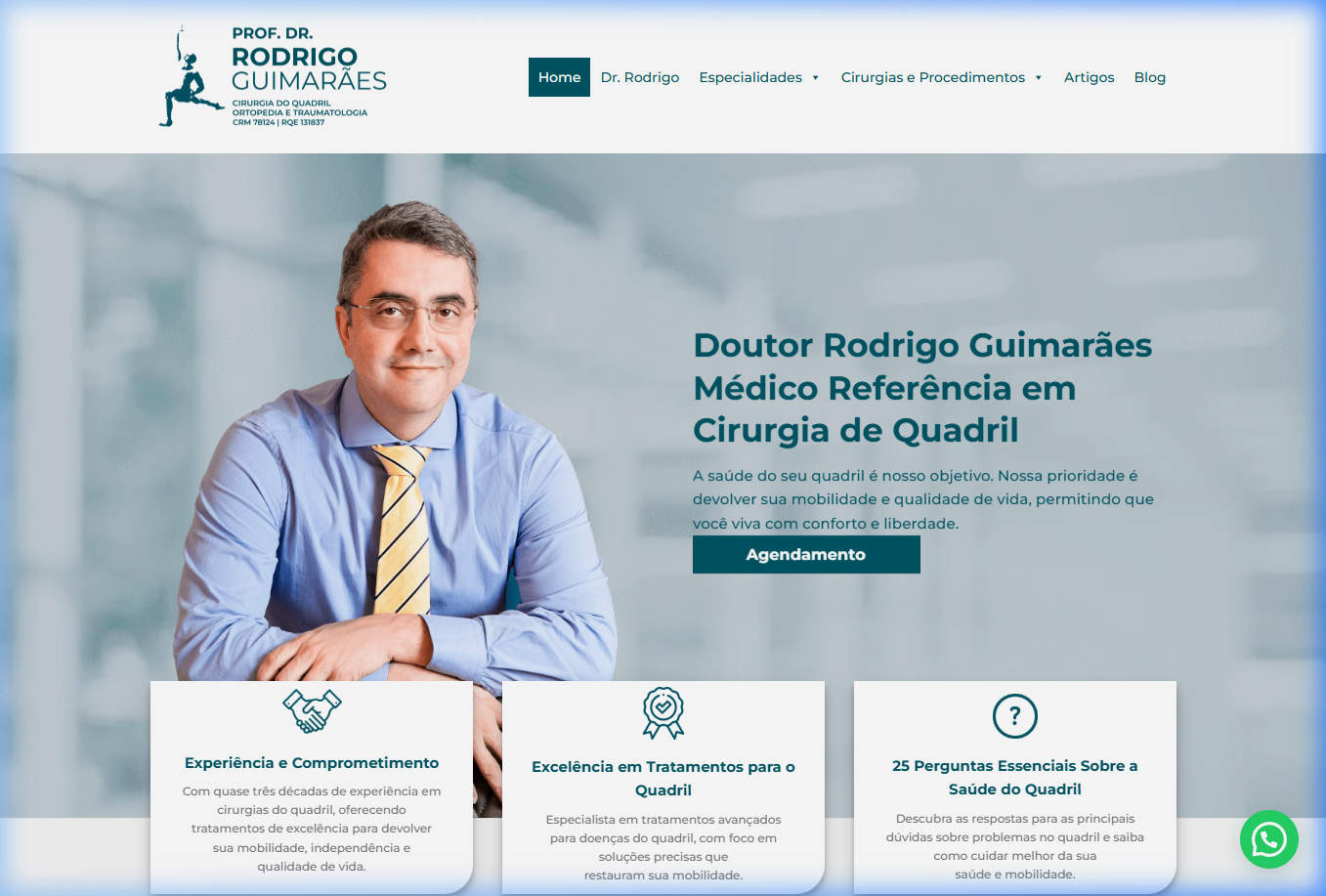 Landing Page Dr. Rodrigo